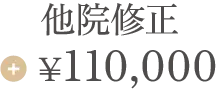 他院修正 + ￥110,000